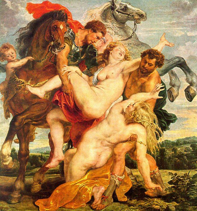 Peter Paul Rubens The Rape of the Daughters of Leucippus Norge oil painting art
